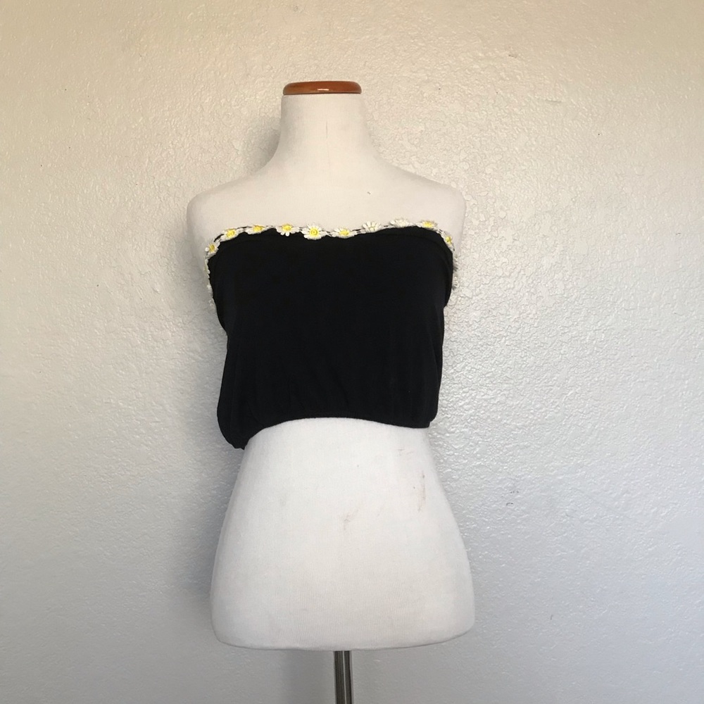 Flower tube top